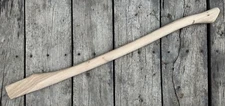 Hickory 36" Single Bit Curved Axe Handle Made in USA Unfinished