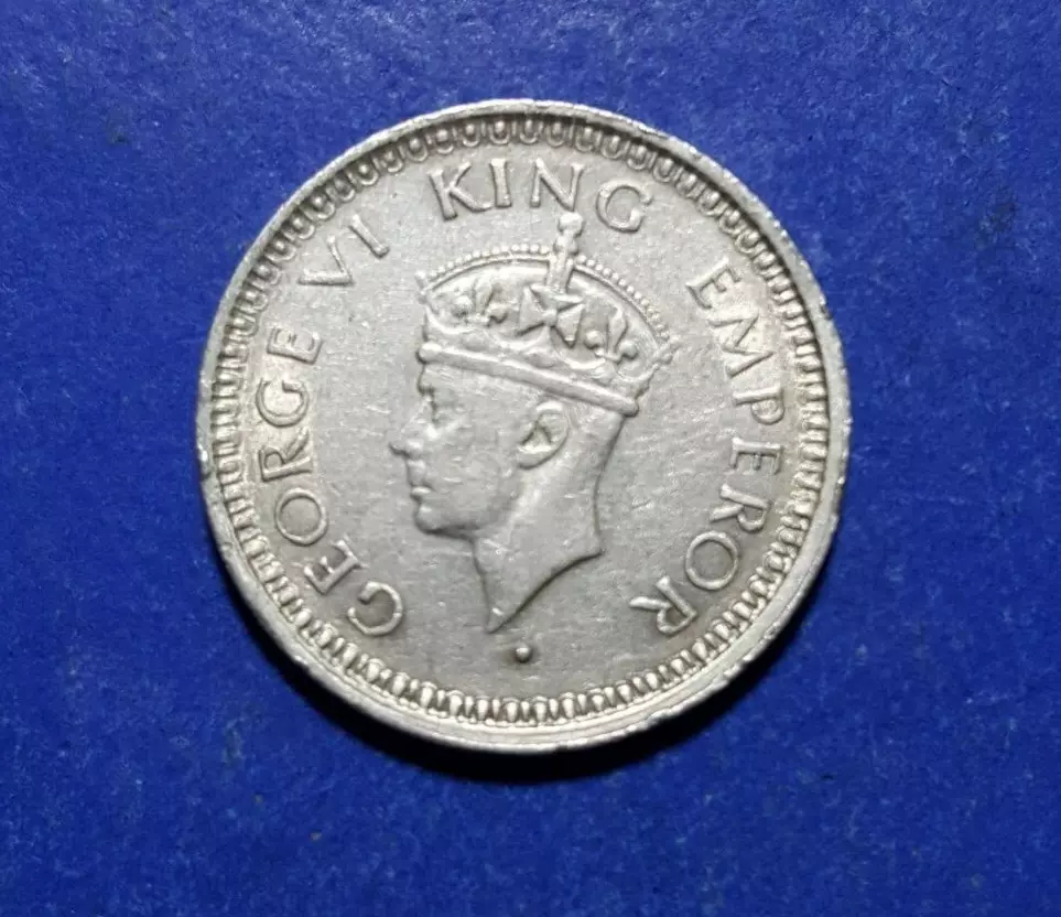 George Vi King Emperor One Rupee India 1944 Price British India Rupee George VI 1944 Silver Coin (Lahore, 44% OFF