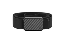 Groove Life Black Web Belt with Carbon Fiber Buckle, One Size Fits Most