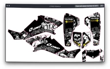 Fits LTZ 400 2003 to 2008 GRAPHIC KIT for SUZUKI LTZ 400 STICKER Z400 DECal