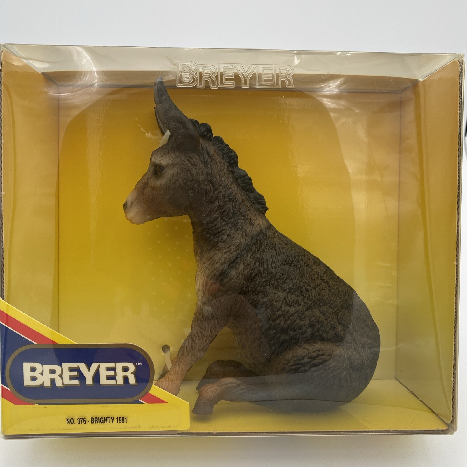 Breyer Sitting Donkey Brightly No. 376 1991 eBay