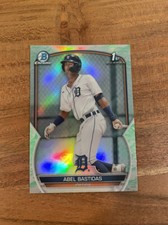 Abel Bastidas 2023 1st Bowman Chrome Lunar Glow Refractor Rookie RC NRMT+ Tigers