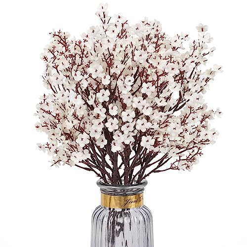 Babys Breath Artificial Flowers, 8 Bundles Real Touch Fake Flowers White - Bild 1 von 6