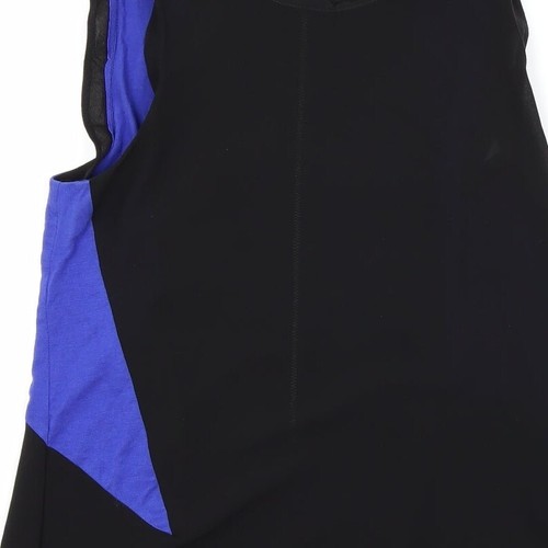 Blusa básica de poliéster negro talla 2XS para mujer Silvian Heach cuello redondo - Imagen 11 de 12