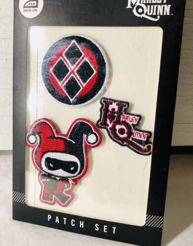 Marvel DC Comics Harley Quinn Joker 3 Stück Mütze, Hemd mit bestickten Patches zum Aufbügeln - Bild 7 von 7