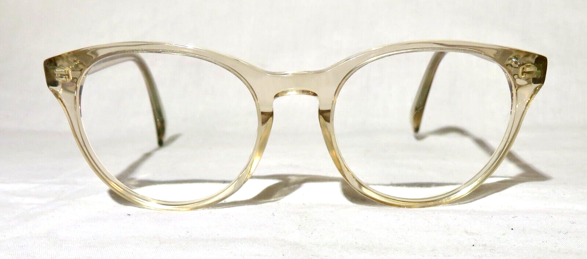 amber　2枚 Warby Parker, Jane 664 frame 49-18-145 amber clear Acetate