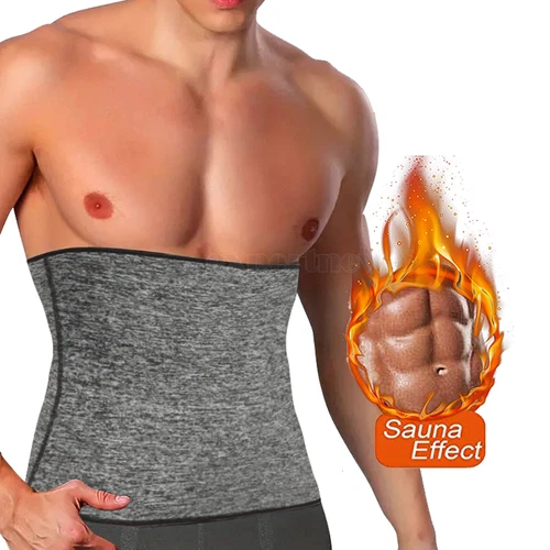 Sudore sauna dimagrante uomo body shaper tagliavita allenatore cincher cintura brucia grassi - Foto 20 di 22