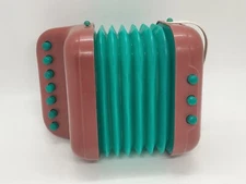 Vintage musical instrument children's accordion Yasnaya Polyana USSR working