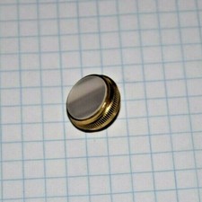 Conn, King, Older Brass Finger Button, Lacquer (with Pearl), 1 each