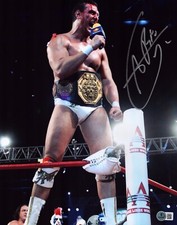 Alberto Del Rio Signed 11x14 Photo BAS COA WWE Lucha Libre AAA CMLL TNA Auto'd B