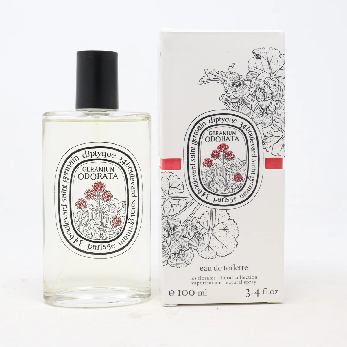 Geranium Odorata by Diptyque Eau De Toilette 3.4oz 100ml Spray New