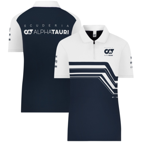 AlphaTauri F1 Women's Polo Navy Formula 1 2022 Polo Shirt - New - 第 1/12 張圖片
