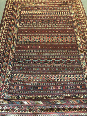 Handmade SuperFine quality Soumak / Kelim 5 x7  rug