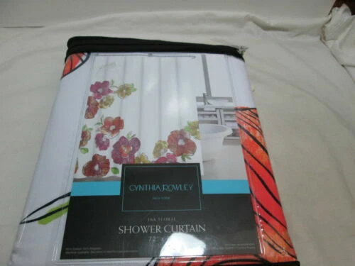 Cortinas de Ducha De Tela Floral Cynthia Rowley