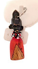 Tiki Key Chain Multicolor Beads 4 inches long — photo 8