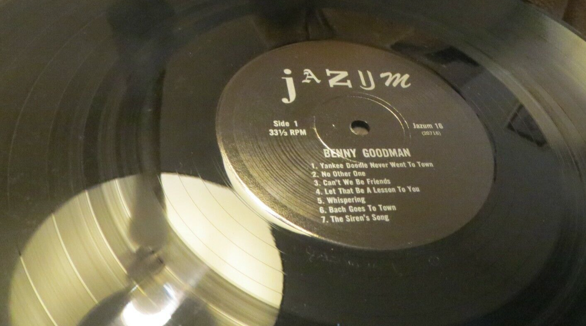 Benny Goodman 1935-1939 (1973) Jazum 16 LP above average EX to EX
