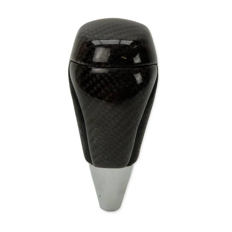 Pomo de cambio de fibra de carbono para automóvil Toyota Hilux Revo Fortuner 2015-18 Foto 4 de 4