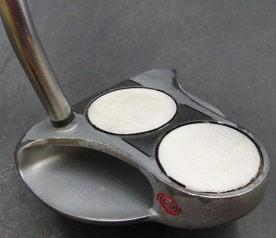 Odyssey 2Ball White Steel Putter Steel Shaft 87cm Length Psyko Grip
