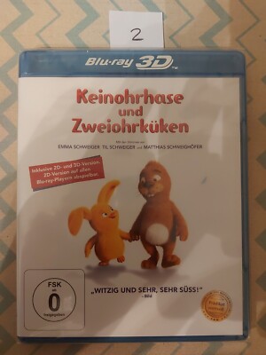 Keinohrhase & Zweiohrküken (+Blu-ray) [3D Blu-ray] v... | DVD | NEU OVP.