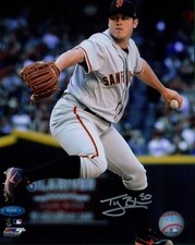 Ty Blach Signed San Francisco Giants 8x10 Matte Photo Tristar Authentication