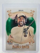 2021 Topps Allen & Ginter Chrome Steelo Brim Green Refractor /99