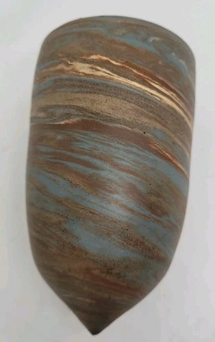 Niloak Mission Swirl  Vintage Hand Made Art Pottery Wall Pocket- Rare Form