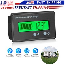 12v24v3648v Battery Status Charge Lcd Digital Indicator Monitor Meter Gauge 12v24v3648v Battery Status Charge Lcd Digital Indicator Monitor Meter Gauge