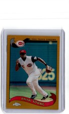2002 Topps Chrome Gold Refractors Dmitri Young Cincinnati Reds #19