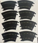 Lot of 8 SCALEXTRIC HORNBY Slot Car 10" X 6" CURVED TRACKS ENGLAND 1/32