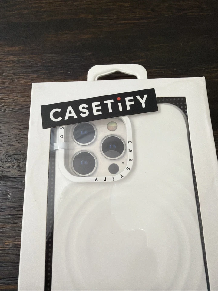 CASETiFY Essentials Ripple Case w/Magsafe for iPhone 16 PRO MAX White NEW - Image 3 of 4