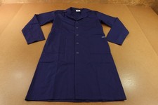 Adar Universal Unisex Size 34 Navy Blue 39 Inch Button Closure Lab Coat New