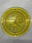 Vintage Blenko Glass Leo The Lion Zodiac Art Glass Two Hanging Holes 8 Inches