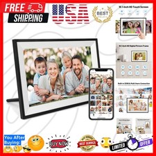 Digital Photo Frame 10.1 Inch WiFi Digital Picture Frame IPS HD Touch Screen ...