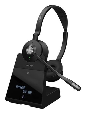 Jabra Engage 75 SE Headset with headband pad, Base, Power supply, 1.5m USB-C to 