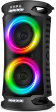 Large Party Bluetooth Speaker, 260W Peak Powerful Loud Sound with Deep Bass, 15H