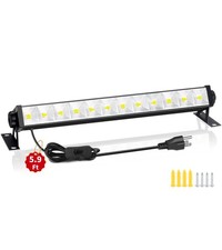 28W LED Shop Light, Plug in Garage Light, LED Work Light Bar