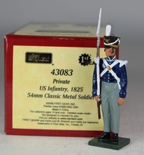 BRITAINS The Redcoats-Private US Infantry 1825 Set 43083