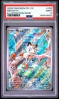 Pokemon Meowth Phantasmal Flames Illustration Rare #106 PSA 9 mint