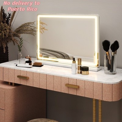 19''x22'' LED Vanity Mirror with Lights, Dimmable 3-Color Modes
