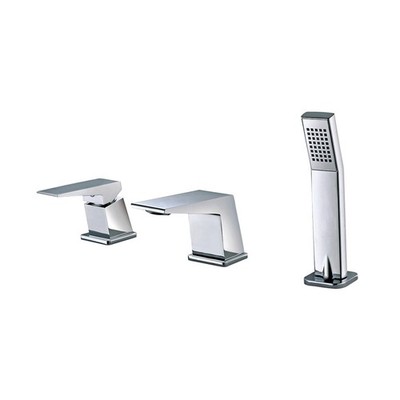 ALFI brand AB2464 1.5 GPM Deck Mounted Tub Filler - Chrome