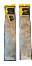 Lot of 2 100 Human Hair Micro Perm Yaki Bulk Hair 20" Color 613 Buy 1 for 78