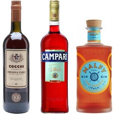 The Secret Bottle Shop Negroni Cocktail Kit 3 x 70cl