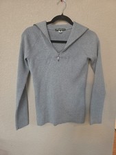 Eddie Bauer 1/4 Zip Grey Sweater Size M