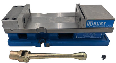 Kurt HD691 6'' Machine Vise, 6'' Jaw Width, 9'' Opening, Horizontal, Stationary