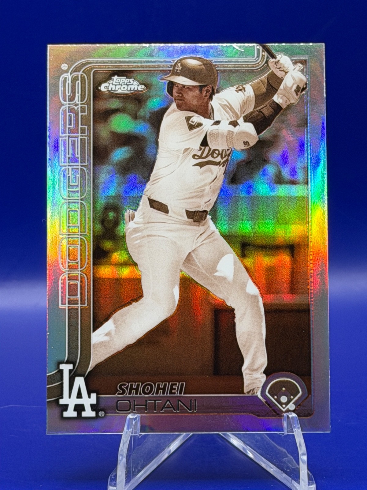 2025 Topps Chrome Shohei Ohtani #1 Sepia Refractor Los Angeles Dodgers