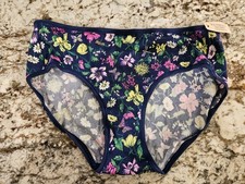 True Vintage Victoria  s Secret Fabulous Hiphugger Underwear Size Large Floral