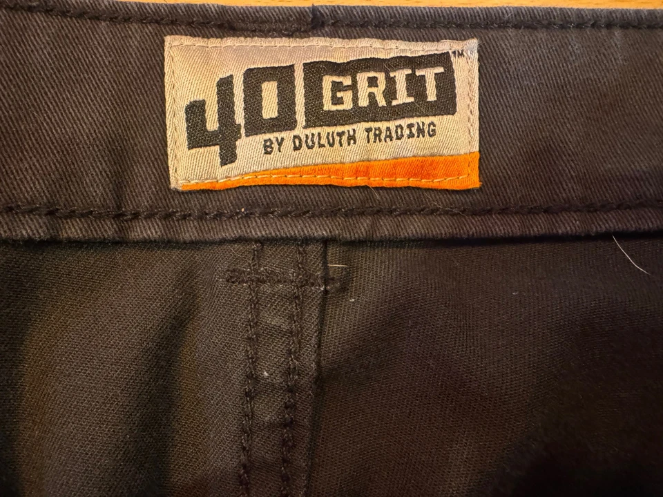 40 Grit by Duluth Trading - Womens 18 Reg - Black Heavy Duty Work Pants - Image 4 of 4