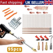 Stud Welder Dent Puller Kit Car Body Panel Spot Welding Repair Hammer Gun Tool