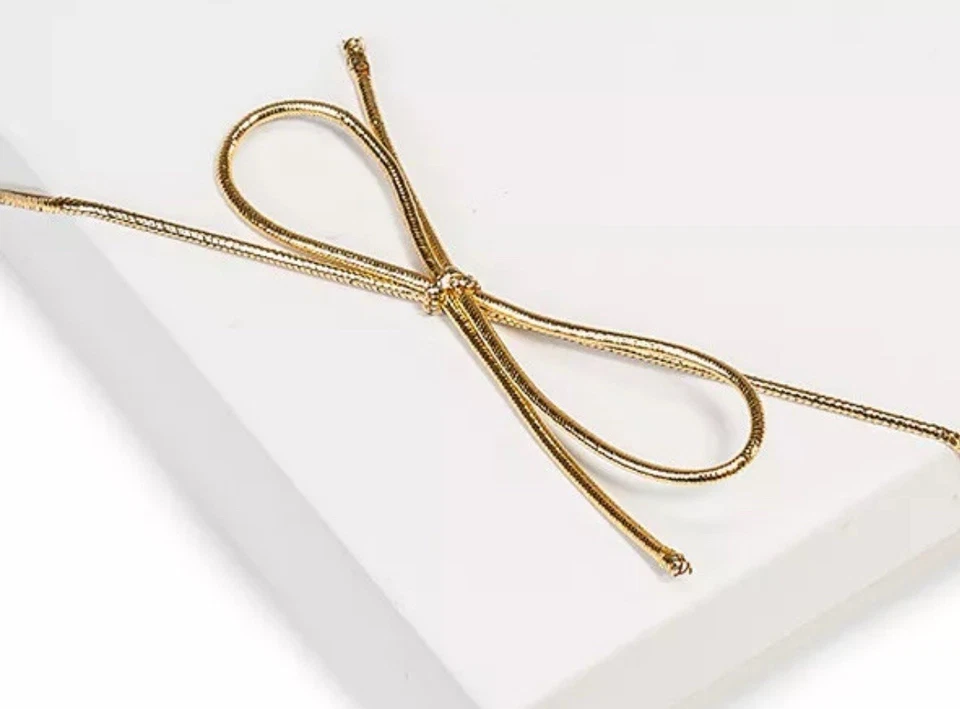 1000 CT Metálico 24” Oro Lazos Elásticos Lazos Preatados M/L Cajas de Regalo Hasta 32” Foto 3 de 4