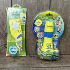 Spongebob Squarepants Nickelodeon Etch A Sketch Pen & Projectables Night Light